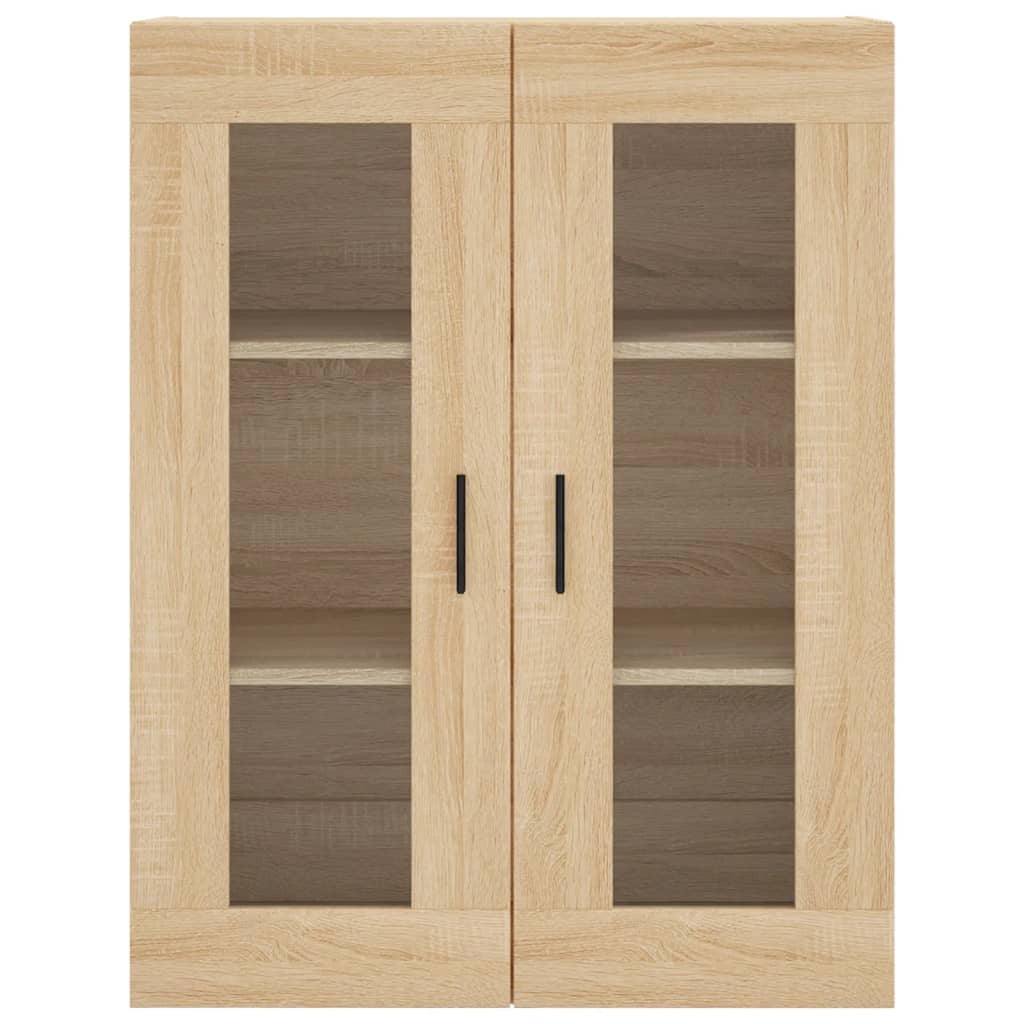 Buffet credenza cassettiera armadio mobile contenitore organizer cucina soggiorno salotto rovere Sonoma alto 69,5 x 34 x 180 cm legno ingegnerizzato marrone 02_0034193