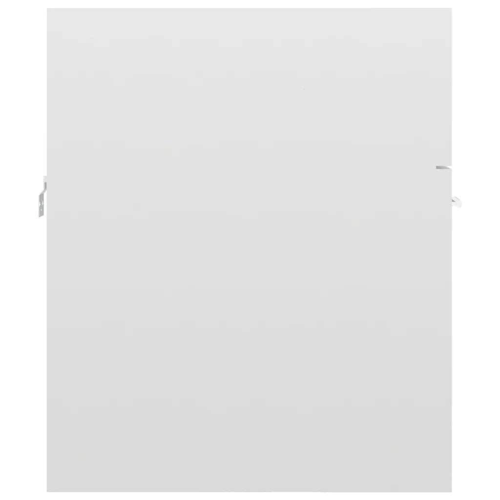 Mobile Sottolavabo Bianco Lucido 41x38,5x46 cm in Truciolato