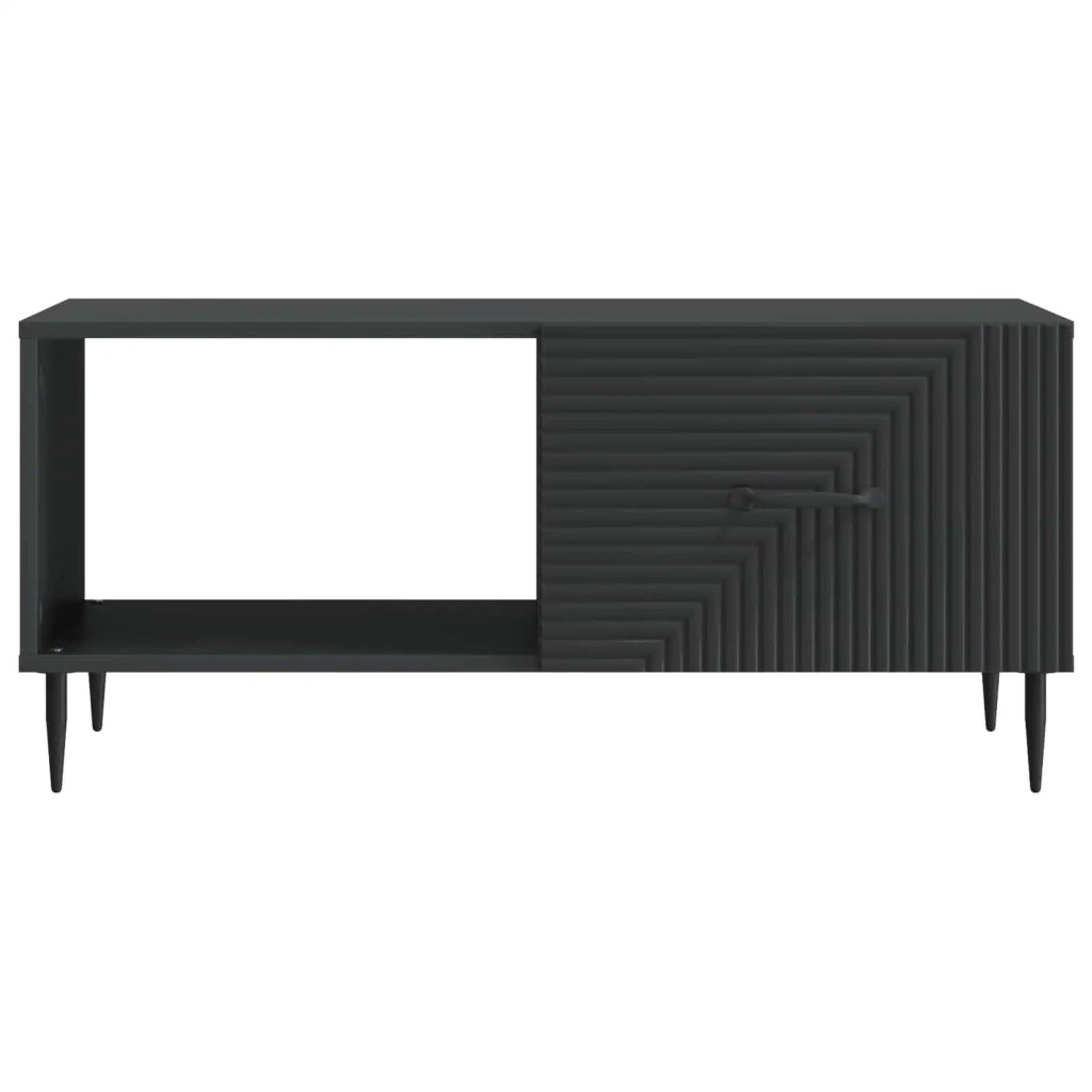 Tavolino da salotto Nero 90 x 50 x 40 cm Legno ingegnerizzato 894956