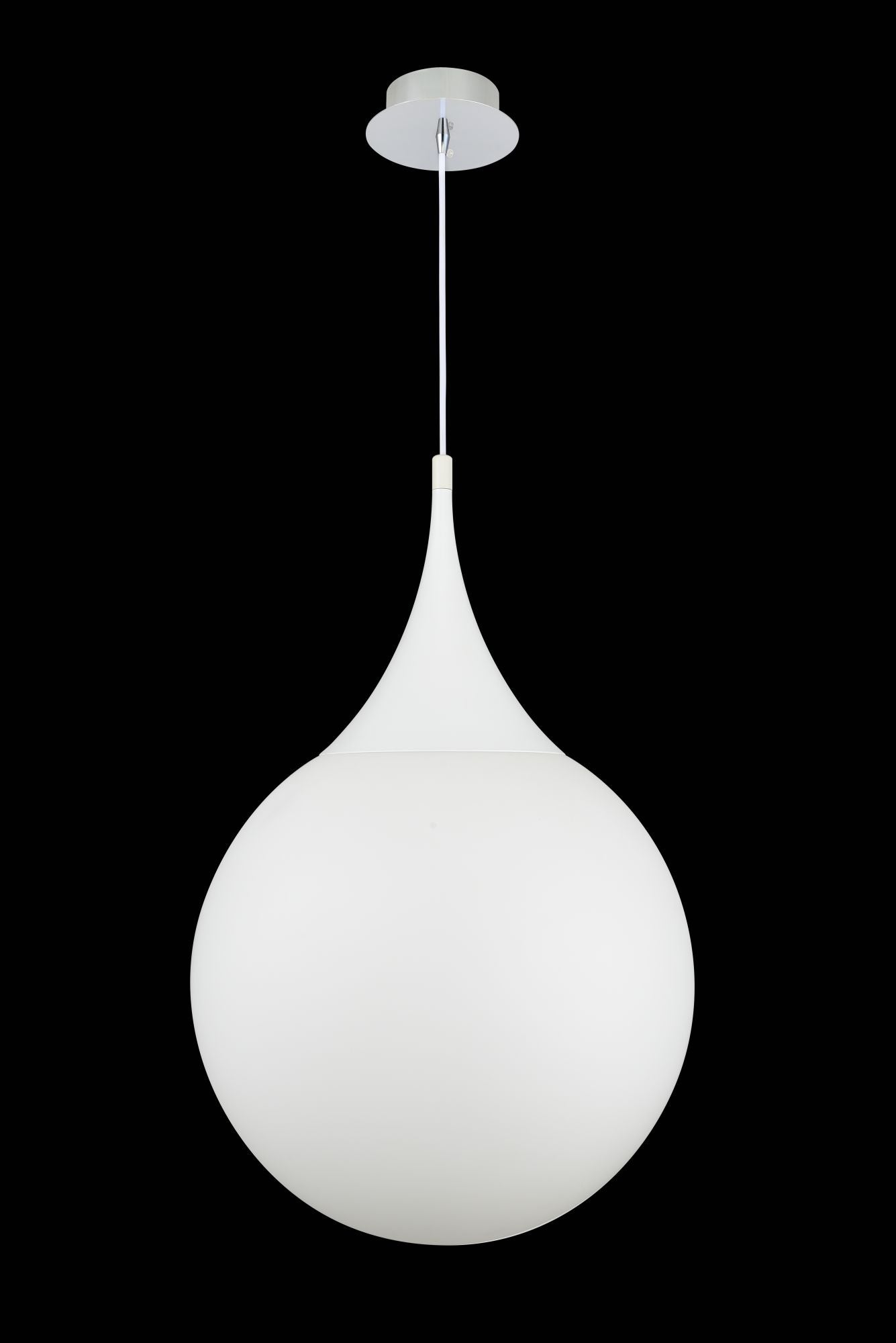 Lampada pendente Pendant in Metallo Dewdrop Bianco