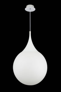 Lampada pendente Pendant in Metallo Dewdrop Bianco