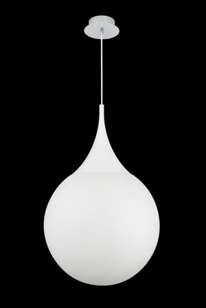 Lampada pendente Pendant in Metallo Dewdrop Bianco