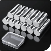 100 pezzi di magneti forti, mini magneti neodymium per lavagne, 8 × 2 mm piccoli magneti per frigorifero, forte aderenza, mini magneti rotondi per lavagne, attrezzi per hobby