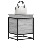 Contenitore con Coperchio Grigio Sonoma 40x40x51,5cm Truciolato 848792