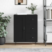 Credenza Nera 69,5x34x90 cm in Legno Multistratocod mxl 103187