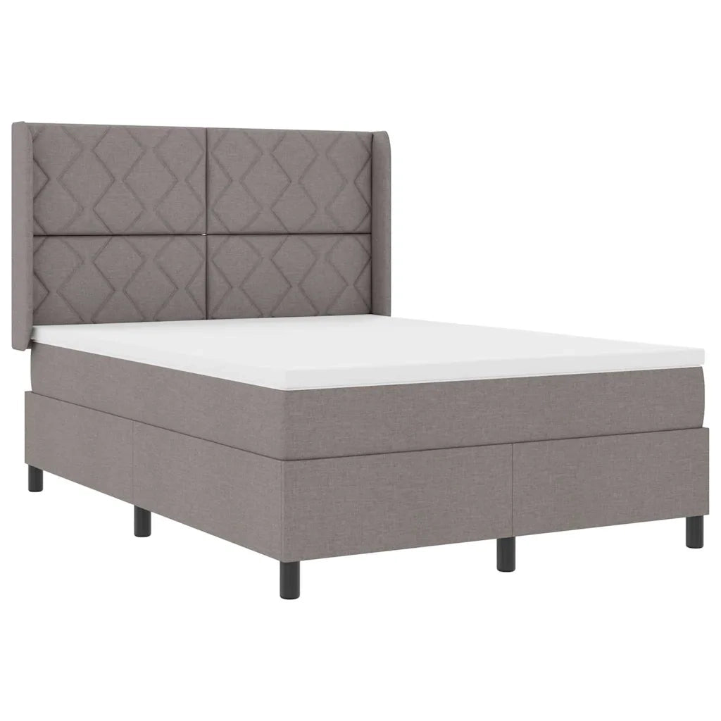 Letto a molle con materasso Talpa 140 x 190 cm Tessuto 3341704
