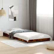 Giroletto Rovere Fumo 100x200 cm in Legno Multistrato e Metallo 845173