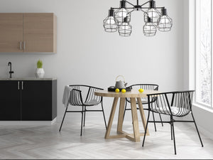 Lampada Da Soffitto Pensile Metallico Loft APP735-6C