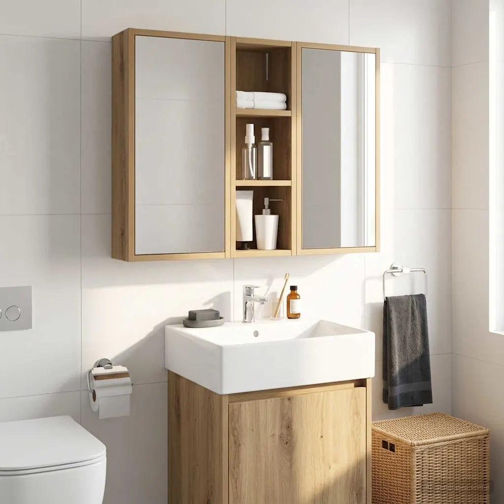 Armadio da bagno a muro Rovere Artigianale 20 x 16 x 62,5 cm 889310