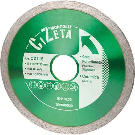DISCO DIAMANTATO 'GRES PORCELLANATO/CERAMICA' MONTOLIT Ø 115 mm - BREVETTI MONTOLIT