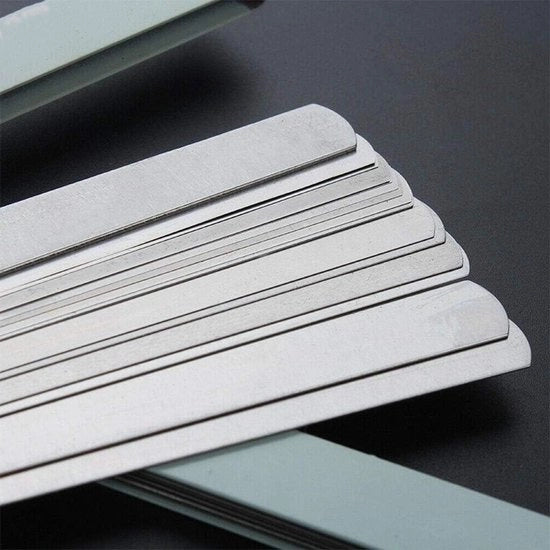 Gauge di Misura Spazi RVS - Misuratore di Spazi con Marcatura Metrica - 300 x 17mm ZILVER .