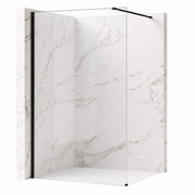 Parete Doccia Rea Flexi Transparent / Black 110