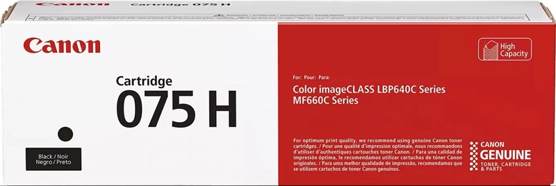 Canon 075 H cartuccia toner 1 pz Originale Nero
