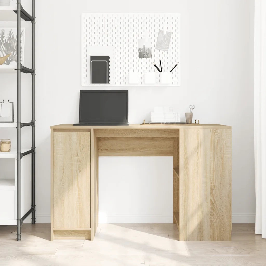 Scrivania Rovere Sonoma 120x42x76 cm in Legno Multistrato