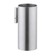 Bicchiere portaspazzolini a parete in acciaio inox 316L Tubico Tevere T35001 Nero