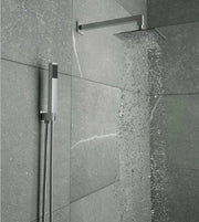 Set doccia a muro (soffione+doccetta) quadrato High Pro - Gedy - Kit con soffione 30 x 30