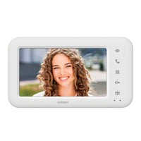 Videocitofono monofamiliare a 2 fili schermo 7'' a colori - Angolo di visione 100° con unità esterna retroilluminata- Avidsen Elia 112290