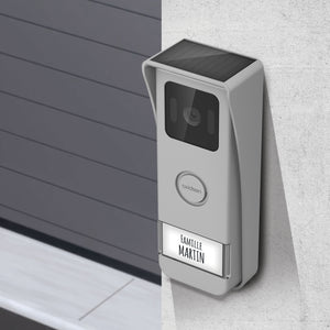 Videocitofono Wireless senza fili , Monofamiliare 7'' Elia Solar Wave con Pannello Solare - Avidsen