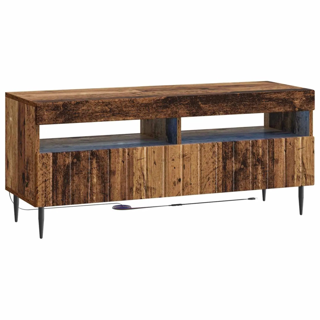 Mobile TV LED a 5 pezzi Legno antico Legno ingegnerizzato 3416525