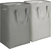 Wicker Storage Basket 2-pack 80L con maniglie rinforzate - per bagno e camera da letto