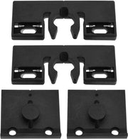 Set di Cerniere per Porta di Balcone - Compatibile - Nero - 74mmx29.5mm - 253655 254617 98050401 - 2 Set