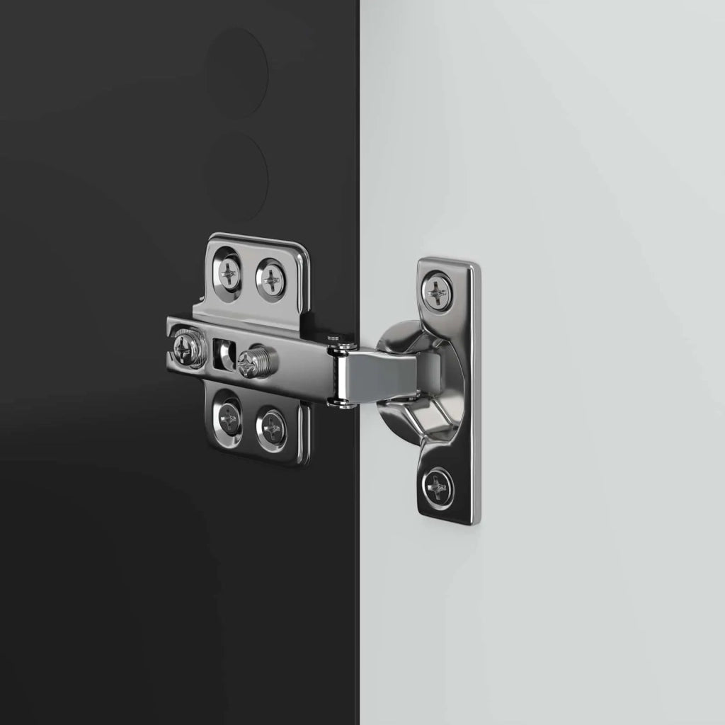 Armadio per Lavabo da Bagno ZWOLLE Nero 59,5 x 31,5 x 59 cm 896346