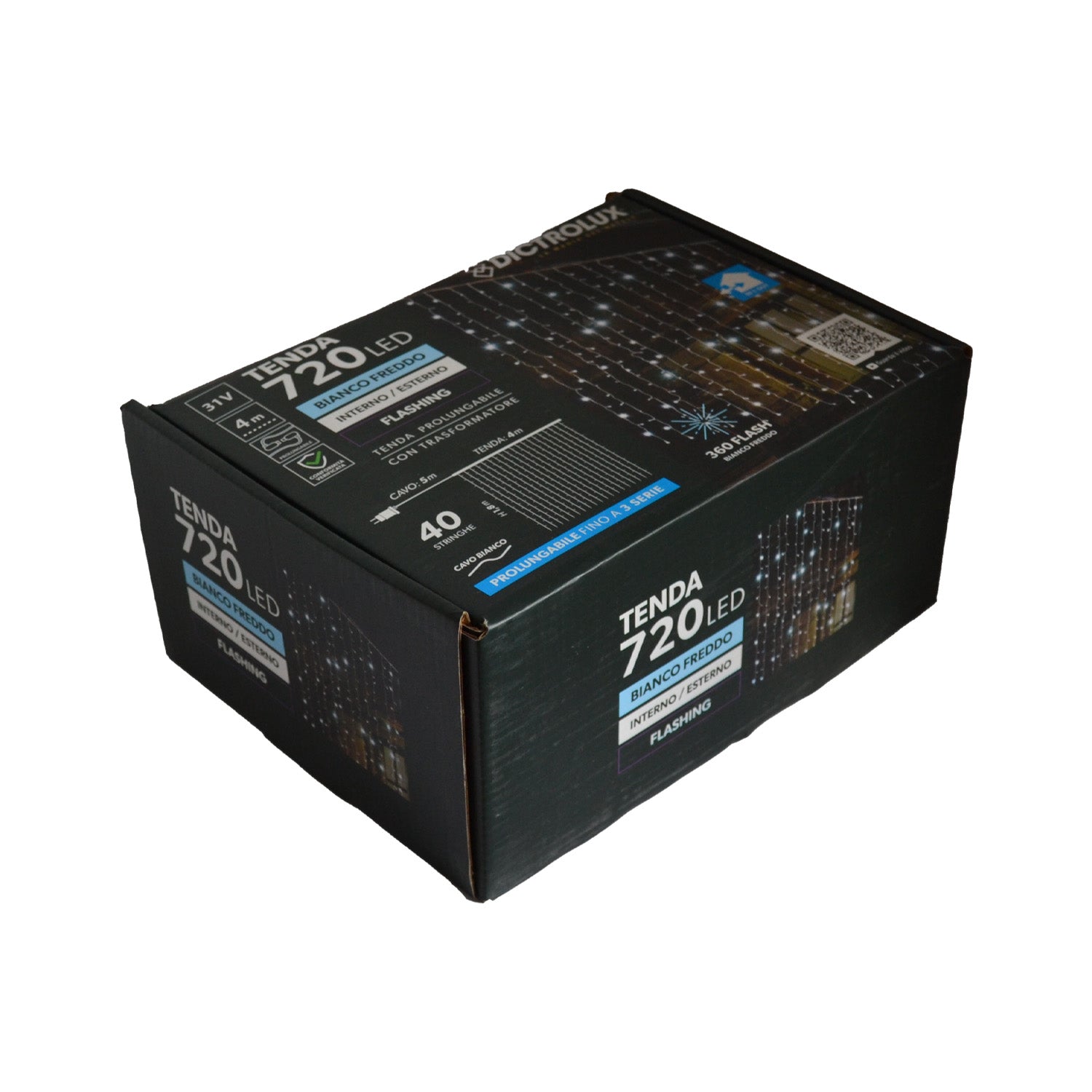 TENDA DICTROLUX 720 LED BIANCO FREDDO FLASHING