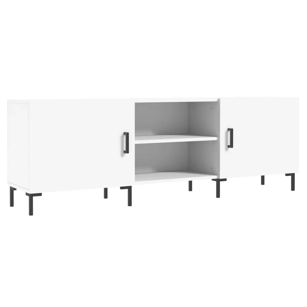 Mobile Porta TV Bianco 150x30x50 cm in Legno Multistrato 829100