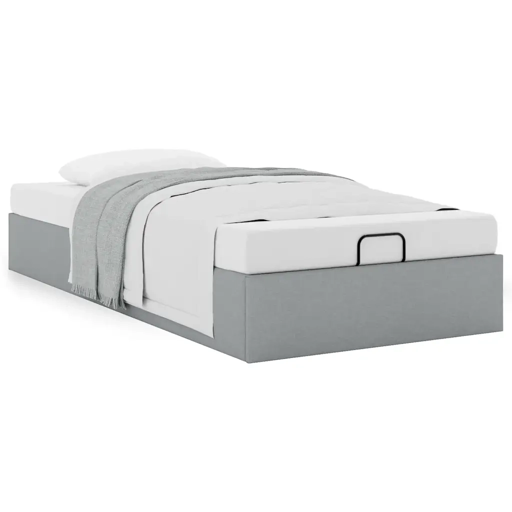 Struttura Letto Pouf senza Materasso 100x200 cm in Tessuto 3310854