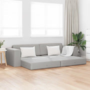 Divano letto Grigio Nuvola 245 x 78 x 77 cm Tessuto 4106724