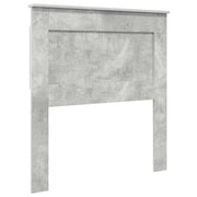 Testiera | Testata con Testiera | Testata Grigio cemento 90 cm Legno multistrato