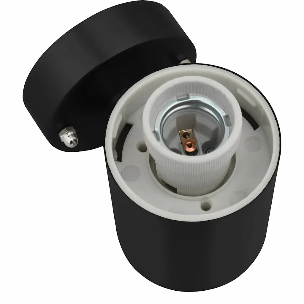 Lampada da Parete Esterna 2 pz Nero 12 x 8,5 x 27 cm CFW2250376