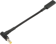 Cablo di Ricarica USB C a DC 5,5x2,5mm - 100W per Laptop - Adattatore per Notebook.