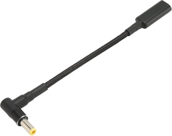 Cablo di Ricarica USB C a DC 5,5x2,5mm - 100W per Laptop - Adattatore per Notebook.