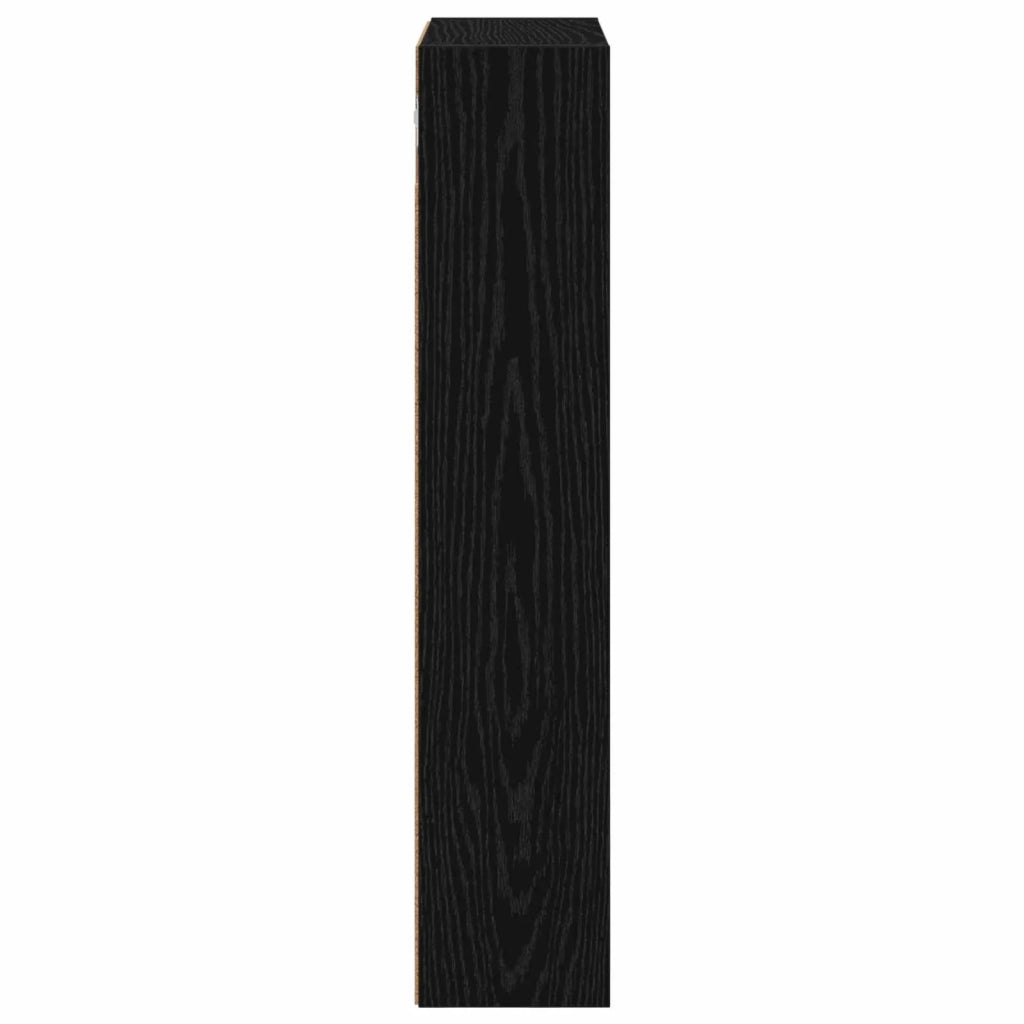 Armadio da bagno a muro Rovere Nero 40 x 14 x 70 cm 889360