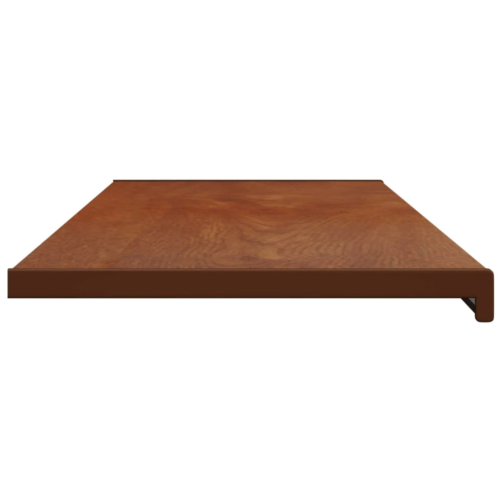 Soglia della Finestra Legno Marrone 120 x 40 x 4,5 cm PVC