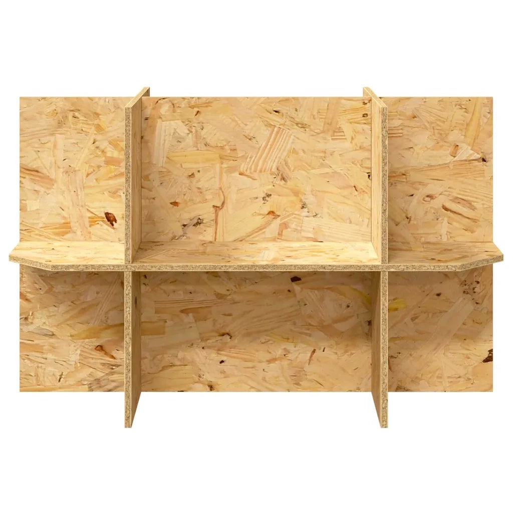 Base per Terrario con lo scaffale Marrone 80 x 40 x 50 cm OSB CFW3321367