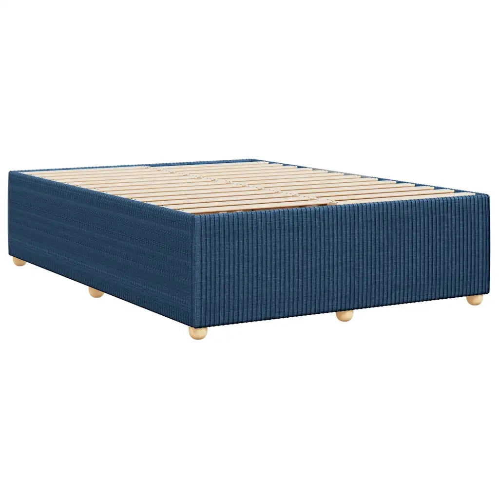 Giroletto senza Materasso Blu 140x200 cm in Tessuto