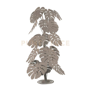 Pianta decorativa moderna Monstera grande Beige