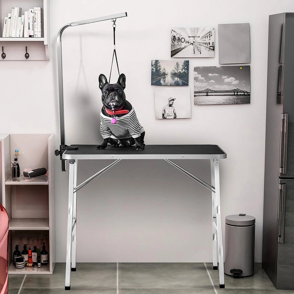 Tavolo toeletta pets - Xylo - regolabile con braccio pieghevole