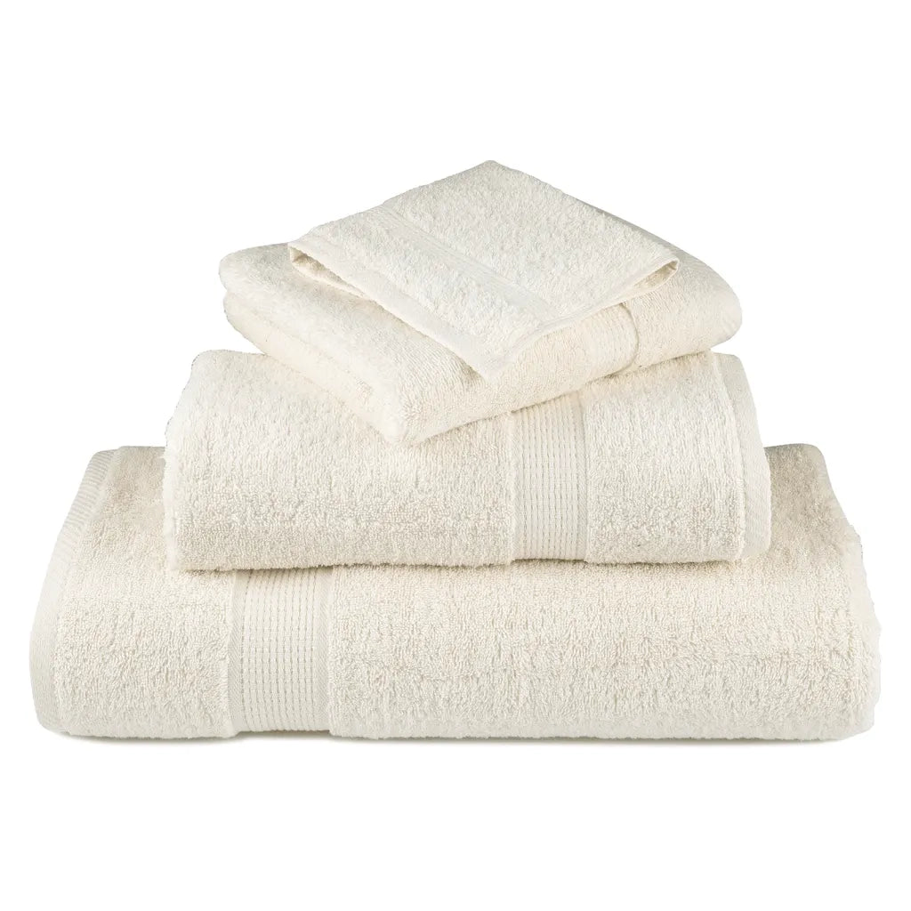 Asciugamani per Ospiti SOLUND 10 pz Crema 30x50cm 600 g/m² 137472