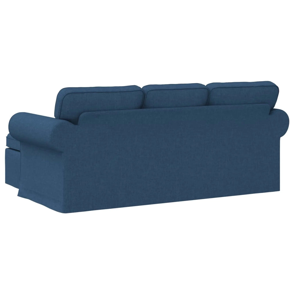 Divano Blu 195 x 138 x 80 cm Tessuto 42024333