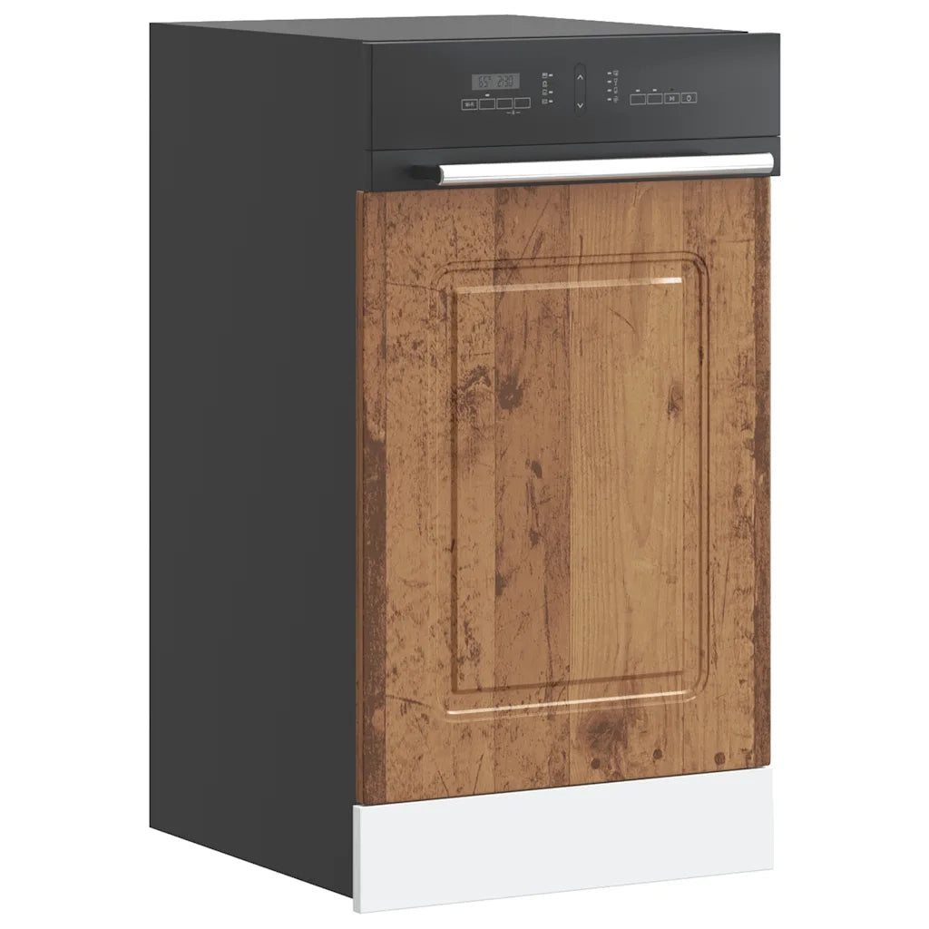 Pannello Lavastoviglie Kalmar Legno Antico 45x1,5x57 cm
