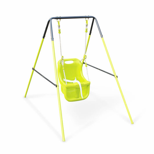 Seggiolino altalena per bambini di altezza, 118cm, verde