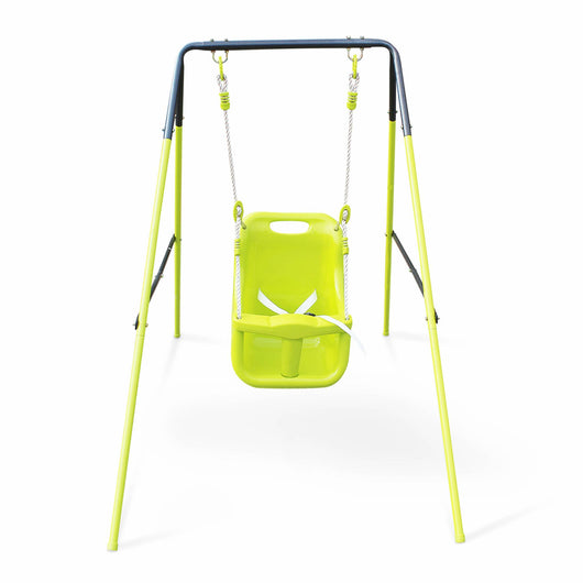 Seggiolino altalena per bambini di altezza, 118cm, verde