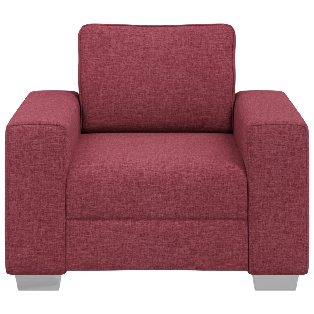Poltrona  Rosso Vino 59 cm in Tessuto