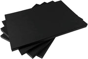 Pacchetto di 50 carte nere multifunzionali, A3, 297*420MM, per uso cartario, ufficio e artigianato.