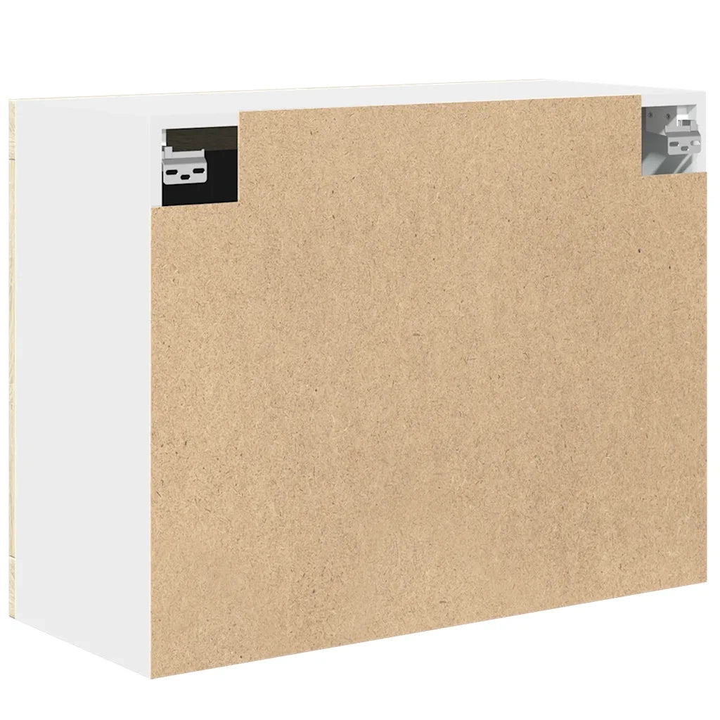 Mobile Pensile Â“LyonÂ” Vetro Rovere Sonoma 80x31x60cm