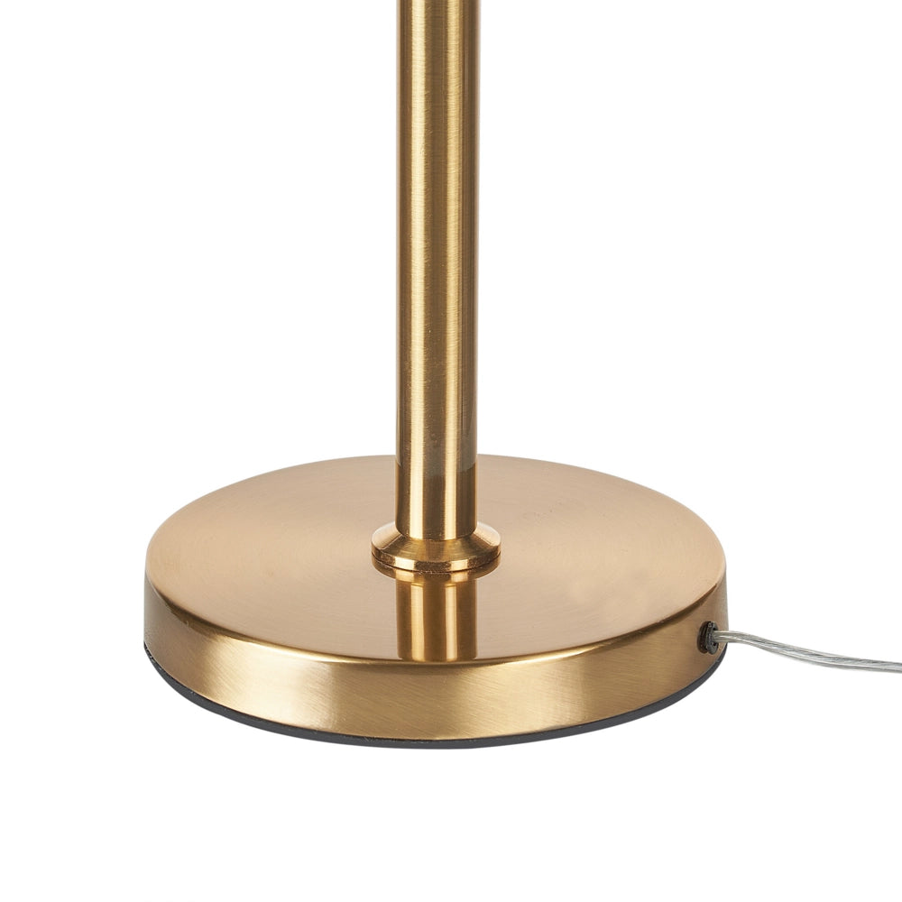 Lampada da scrivania in metallo oro vetro 3 paralumi rotondi Design moderno e glam Illuminazione del soggiorno