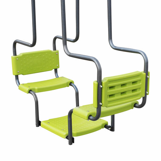 Altalena da giardino a 6 posti, verde